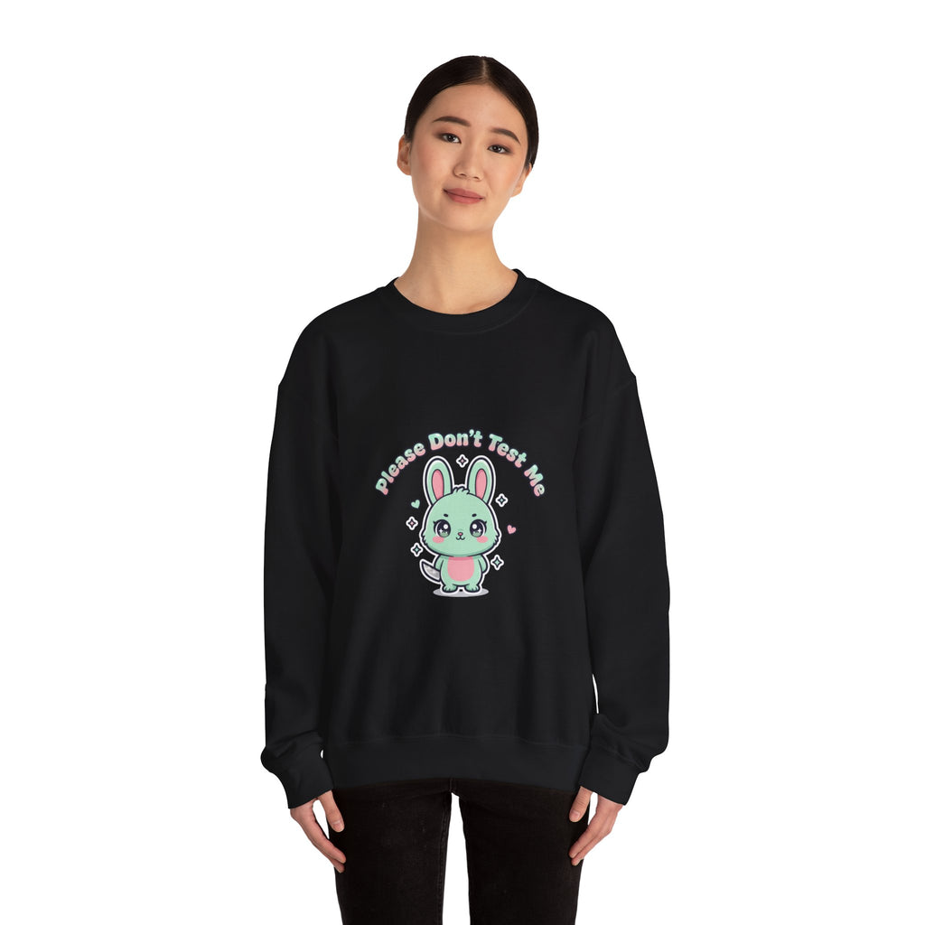 Please Don’t Text Me Sweatshirt | Soft Threat kawaii menacing, pastel cute grunge