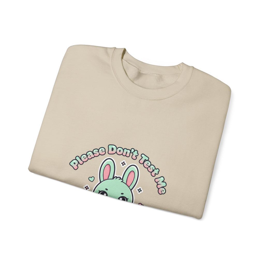Please Don’t Text Me Sweatshirt | Soft Threat kawaii menacing, pastel cute grunge