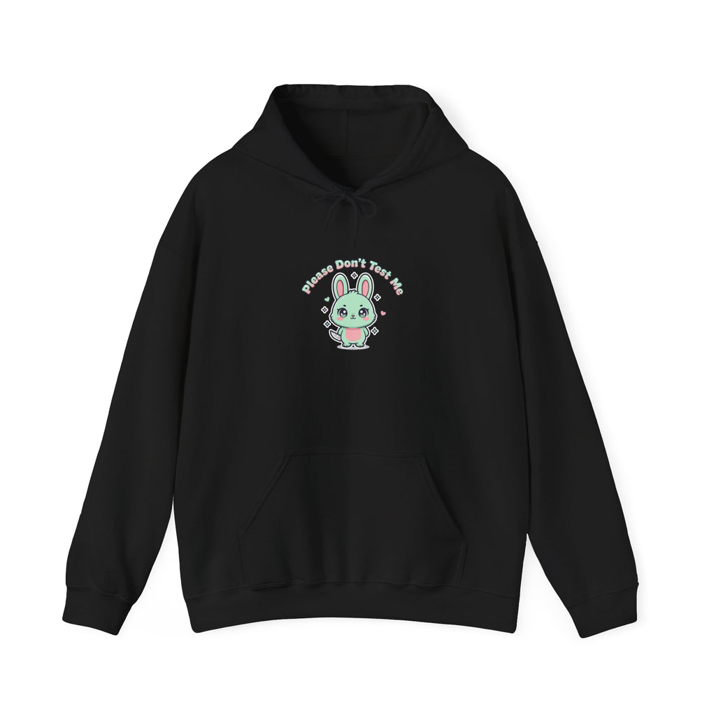 Cute Menacing Bunny Hoodie | kawaii threat, soft grunge cute