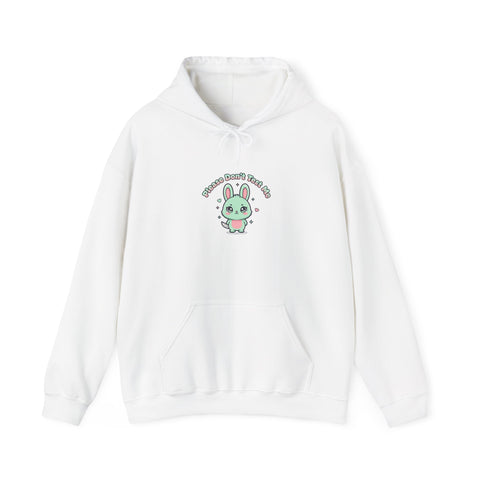 Cute Menacing Bunny Hoodie | kawaii threat, soft grunge cute