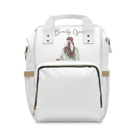 Beauty Girl Diaper Backpack — Multifunctional Mom Travel Bag